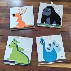 (1pc) 3 Sprouts Toy Storage Organizer Toy Box Cube Organizer for Playroom